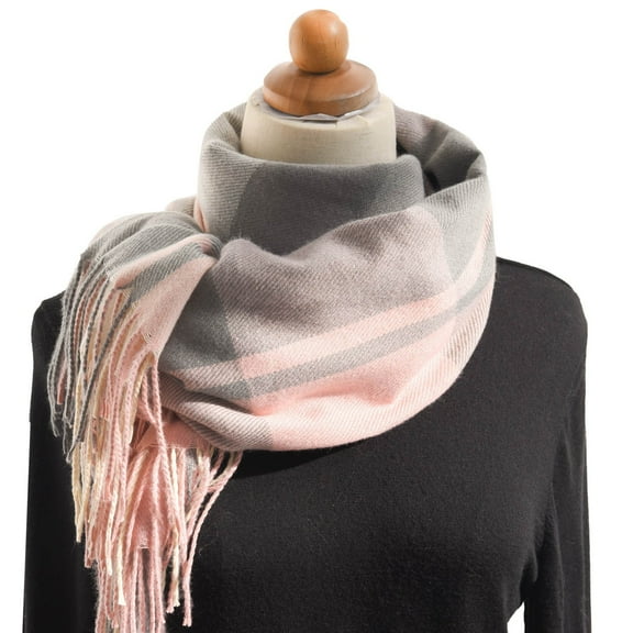 New Female Scarf Women'S Autumn And Winter Colorful Plaid Shawl Thickening Warm Fringe Scarf Scarf