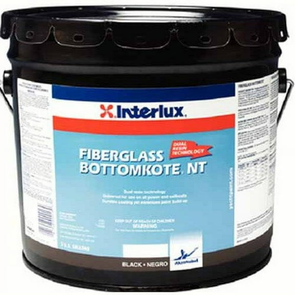 New Fiberglass Bottomkote  Nt interlux Ybb379g Black Gallon