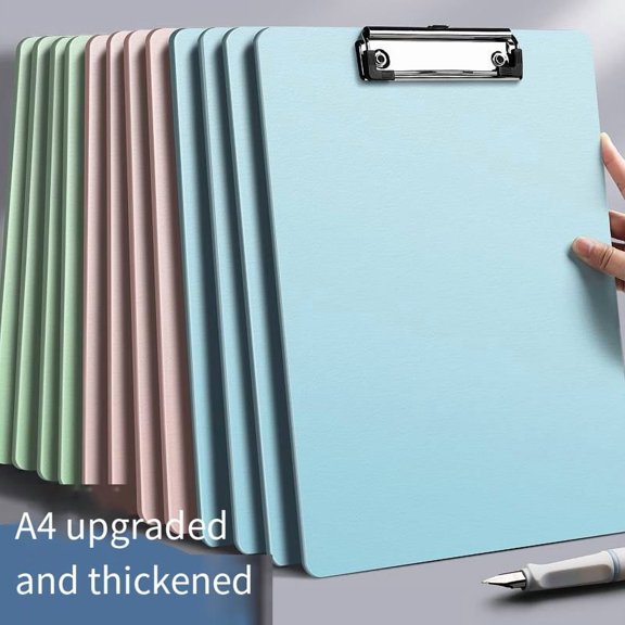 New File Folder Hardboard Clip Thickened Writing Pad Menu Clip Wholesale Writing Board File Folder A4 Board Clip