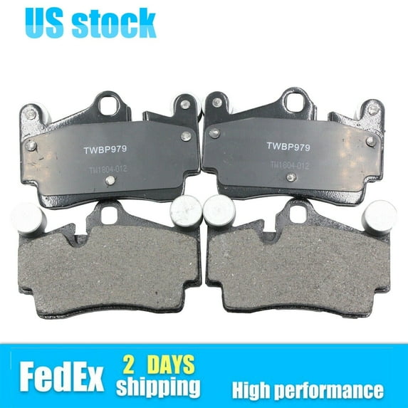 New Fits 03-15 Audi Q7 Porsche Cayenne & VW Touareg Ceramic Rear Brake Pad Set
