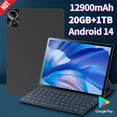 thumbnail image 1 of New Flagship Tablet 2026 Android14 Tablet, 14 Inch Tablet,5G Wi-Fi Tablet Computer,2 In 1 Tablet with Keyboard, 20GB RAM 1000GB ROM ,Snapdragon 10-core processor,3840* 2160 IPS,Bluetooth5.0,GPS, 1 of 16
