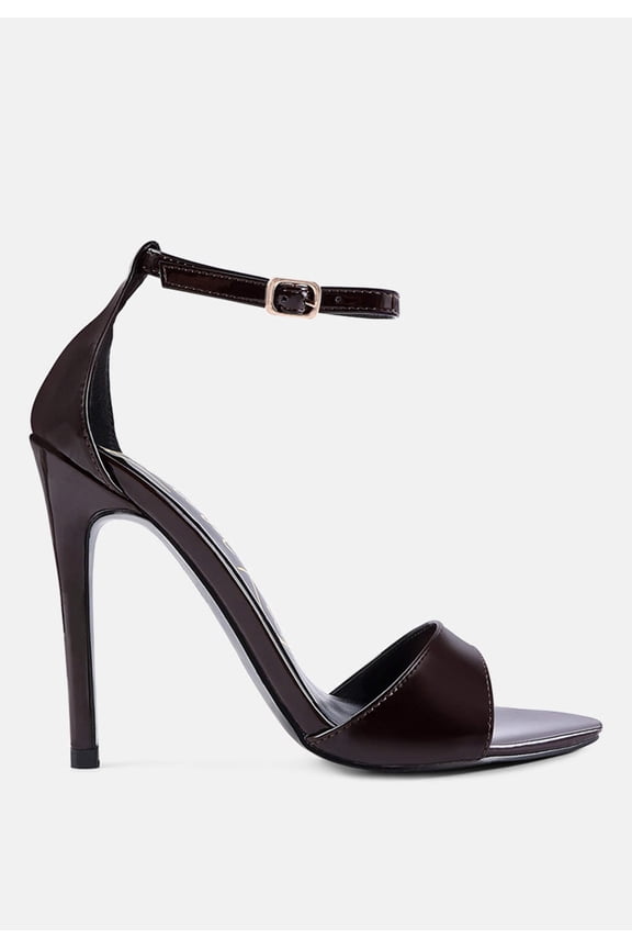 New Flame Ankle Strap Stiletto Heel Sandals