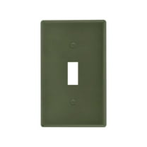 New Flame-Retardant Switch Plate Cover,DIY Wall Plate Decor with Screws,Green