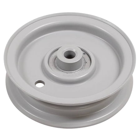 Heavy Duty Flat Idler Pulley Compatible with Snapper HZS15423KVE HZS18483BVE HZT21480BV HZT21481BV SZT18336BVE SZT18426BVE Zero Turn 4 1/16 OD 3/8 ID 1 1/8 Replaces 7018574