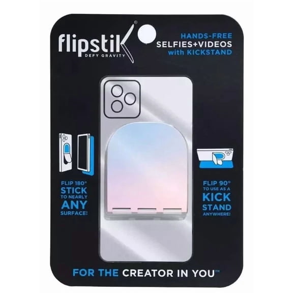 (New) Flipstik Defy Gravity Cell Phone Stick & Stand -Sentiment Calm