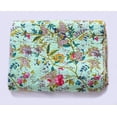 thumbnail image 1 of Yuvancrafts Floral Print Cotton Kantha Quilt, King, 1 of 3