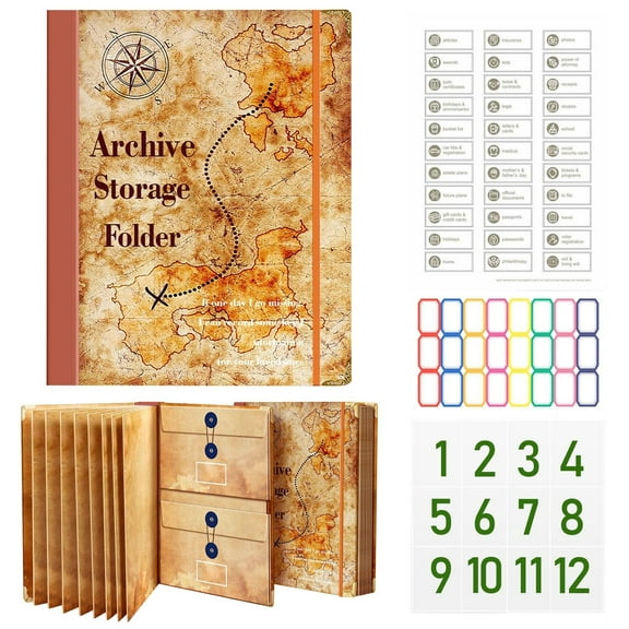 New The Fo Lio Document Organizer with Envelope Pocket in Ca I Go Missing Organizing Important Document If I Die Organizer for Birth Certificates Estate Planning