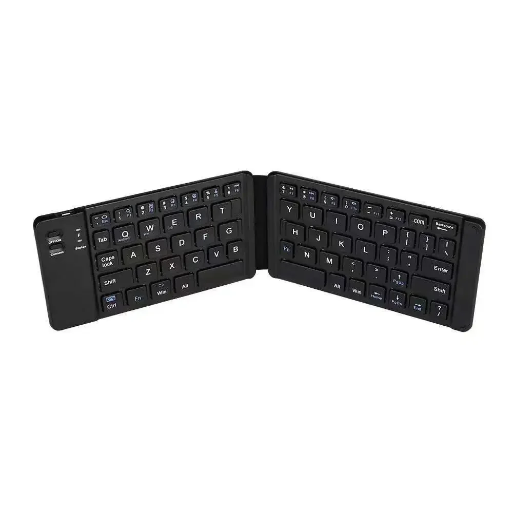 New Folding Rechargeable Foldable Bluetooth Keyboard for iPad IOS