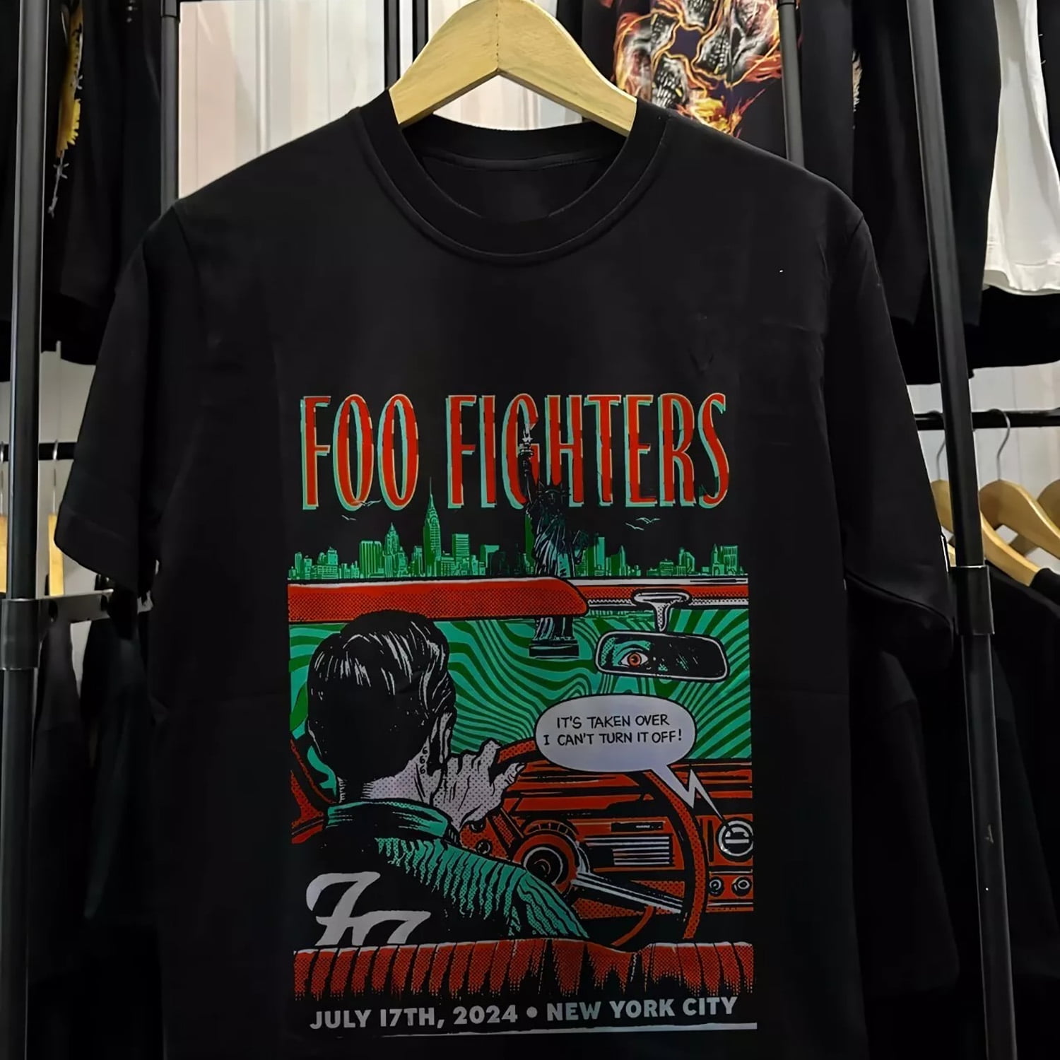 New !!! Foo Fighters US Tour July 17th, 2024 New York City Unisex Tee