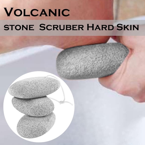 New Foot Skin Volcanic Stone Clean Scrubber Hard Skin Remover Pedicure Tool, 1 Pack Foot Exfoliating Stone For Callus And Rough Skin Removal, Volcanic Rock Foot Scrubber For