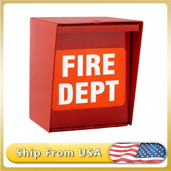 New For 1 Fire Department Lock Box with Pad Lock Hole For emergency gate access