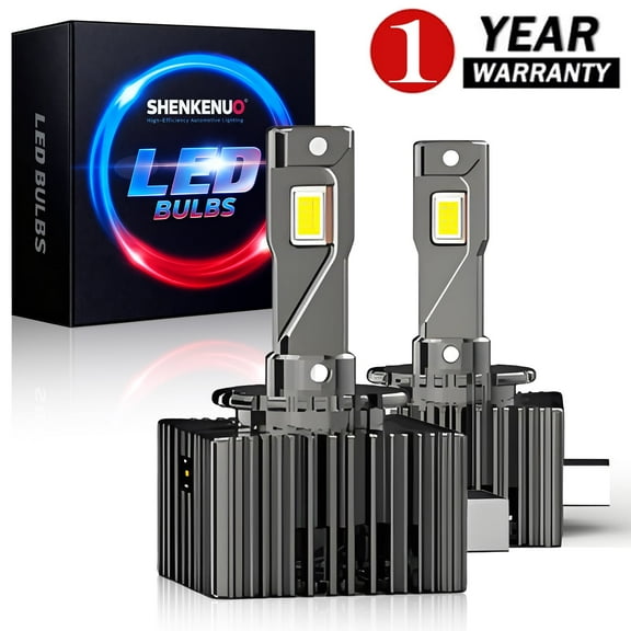 New For 2014-2018 Maserati Ghibli - D3S Xenon LED Headlight Bulbs High/Low Beam