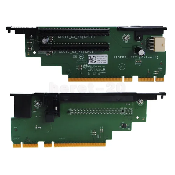New For Dell Poweredge R730 Pci Riser 3 Card Two X8 Slot Left Dt9H6 0Dt9H6 @Us