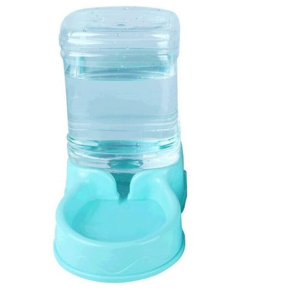 New For Dog Water Drinking Cat Feeding Drinking Bowl Corner Dog Bowl Pet Feeder Dog Food Dispenser BLUE WATERER
