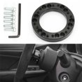thumbnail image 1 of New For MOMO Hub Aluminum Steering Wheel Hub Adapter Spacer Kit 12 mm Black, 1 of 8