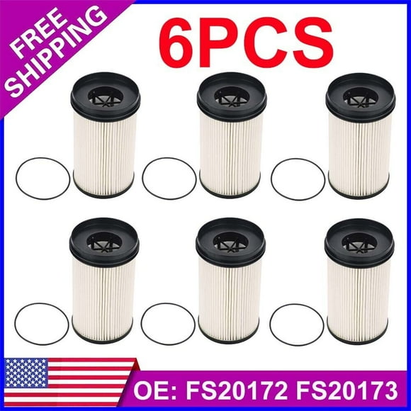 New For Peterbilt Kenworth FS20172 K37-1012 K37-1011 K37-1029 6Pack Fuel Filter