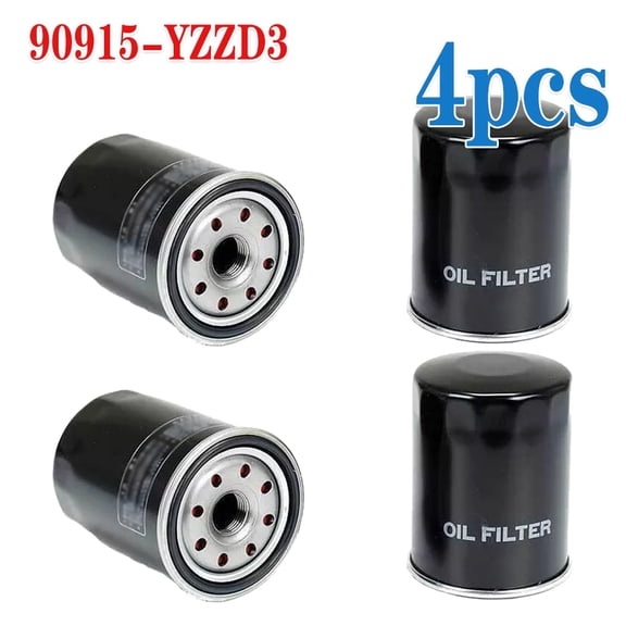 New For Toyota Lexus 4Runner Tundra Tacoma Oil Filter 90915-YZZD3 Set of 4