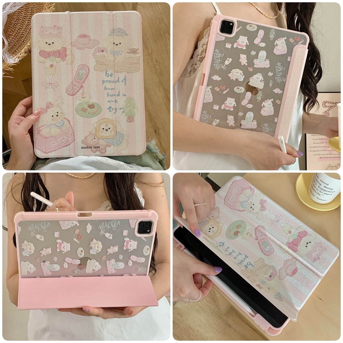 New For iPad Case 2024 Air Pro 11 12.9 13 inch Case 10.2 7th 8th 9th