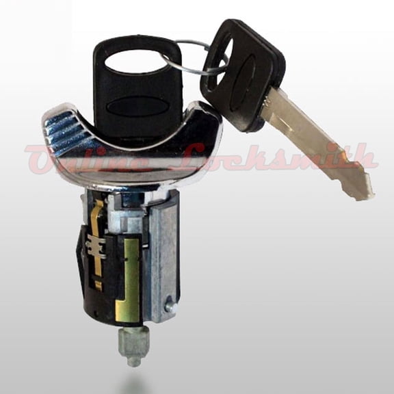 New Ford Windstar 1995-1996 10-Cuts Coded Ignition Switch Cylinder w Two Keys