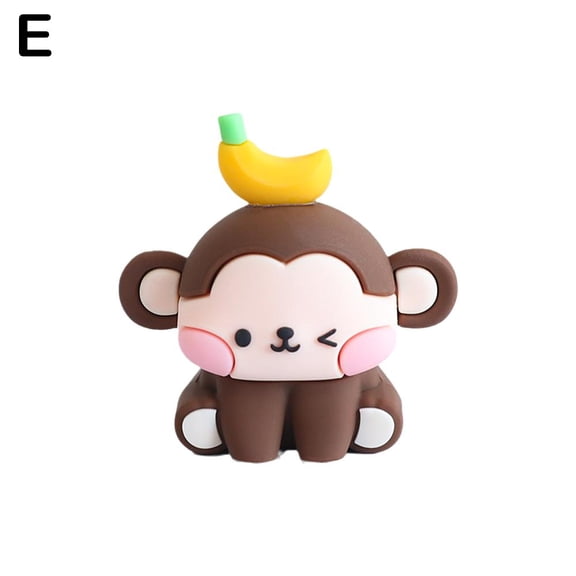 New Forest Animal Cake Topper Tropical Jungle Safari Lion Elephant Giraffe Monkey Gift Birthday Cute Party Decoration Cake First