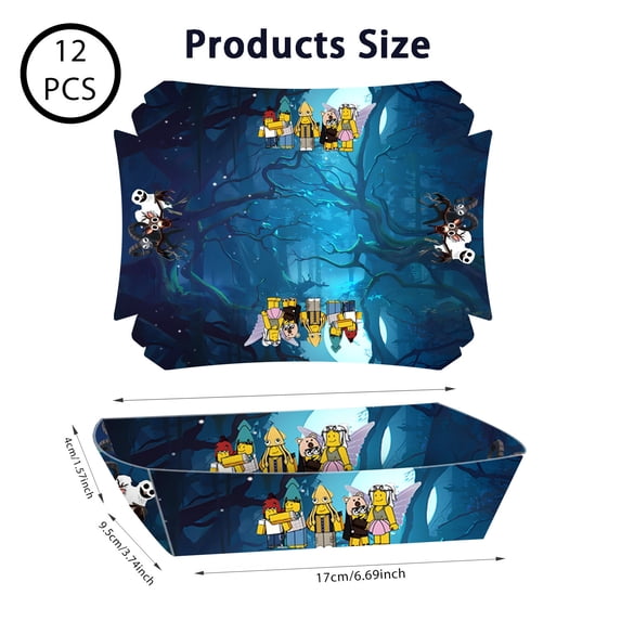 New Forest Survival 99 Nights Theme Game Birthday Party Decoration Supplies, Including Paper Plates, Cups, Banner Decoration Set