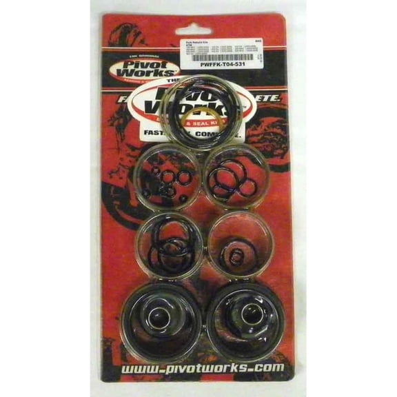 Complete WP 48mm Fork Seal Bushing Kit Compatible with 2003-2005 KTM SX EXC MXC 125 200 250 300 450 525 Husaberg 450 650 Motocross Enduro PTFE Bushings O-Rings