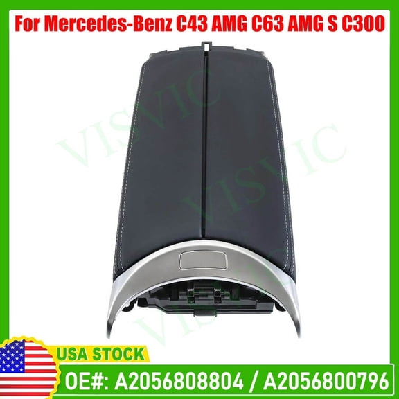 New Fot Mercedes C43 W205 AMG Front Center Console Storage Lid ArmRest 2015-2020