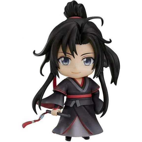 New The Founder of Diabolism, Anime LAN Wang Ji Wei Wu Xian Q Version 11CM/4.3INCH Ornaments Interchangeable Face PVC Collectible Statue Gifts for Fans (Wei)