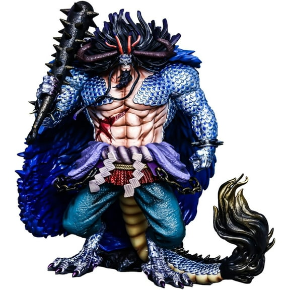 New Four Emperors Kaido (Orcs Standing Ver) Character Anime Model Statue Action Figures Desktop Ornament Popular Decorations Fan Souvenirs Creative Gift Collectable