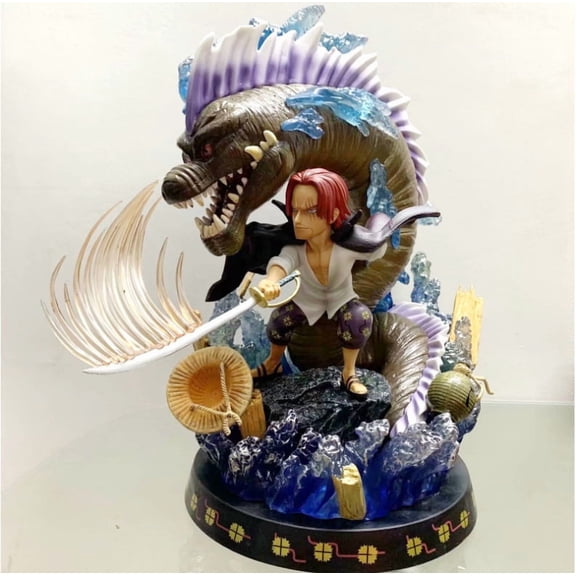 New The Four Emperors Shanks (Resonance Ver) Character Anime Model Statue Action Figures Desktop Ornament Popular Decorations Fan Souvenirs Creative Gift Collectable