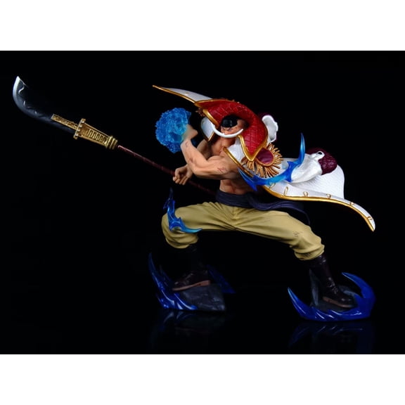 New Four Emperors Whitebeard Edward Newgate (LX Ver) Character Anime Model Statue Action Figures Desktop Ornament Popular Decorations Fan Souvenirs Creative Gift Collectable