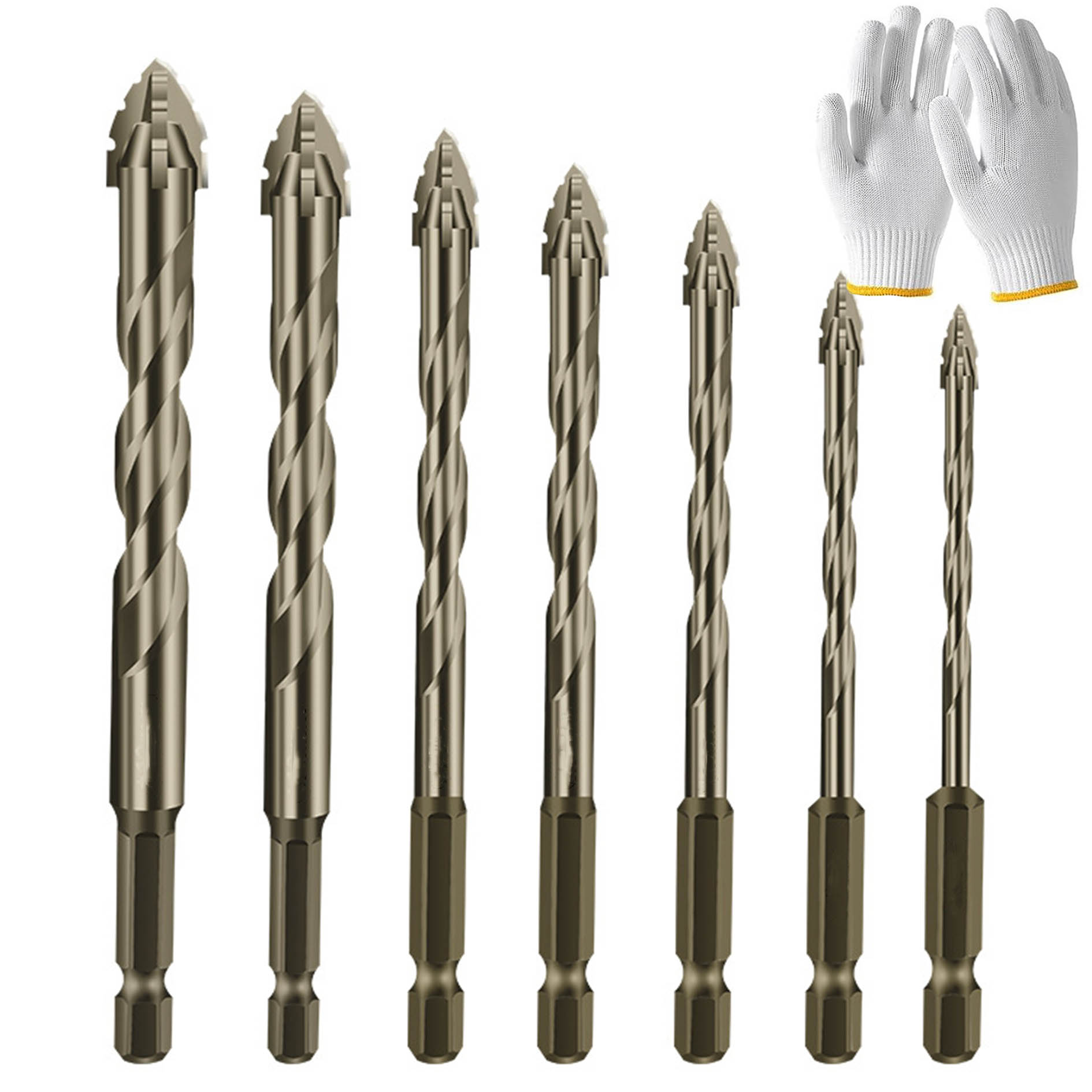 New FourFlute Sawtooth Eccentric Drill Bit, Cozy Hoome Drill Bits