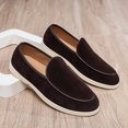 thumbnail image 1 of New Four Seasons Men's Style Casual Slip On Loafers Low-Top Flat Fashion British, 1 of 9
