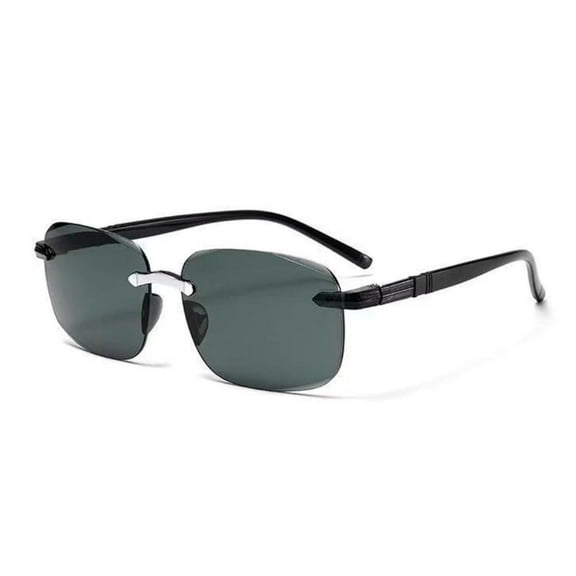 New Frameless Sunglasses Fashion Square Sun Glasses Outdoor Driving Cycling Goggles Eyewear Men Women's European American Trendy Glasses