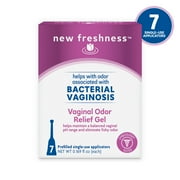 New Freshness Vaginal Odor Relief Gel from Bacterial Vaginosis, Prefilled Applicators, 7 ct
