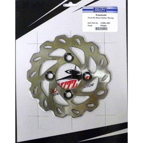 Front Brake Disc Rotor Compatible with 2004-2014 Kawasaki KFX450R KFX700 V-Force KSF450 KSV700 Sport ATV Stainless Steel Replaces 41080-1534 41080-0097
