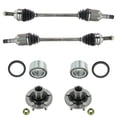 thumbnail image 1 of New Front CV Axle Shaft Assembly Wheel Hub Bearing Kit Set 4pc Compatible with Baja Compatible withester Fits select: 2003-2008 SUBARU FORESTER, 2006-2007 SUBARU IMPREZA 2.5I, 1 of 4