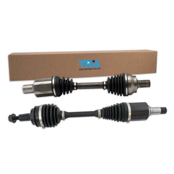 TRQ Front Driver & Passenger Side CV Axle Assembly Set Fits 08-14 Mercedes-Benz C300 08-15 C350 12-13 C250 12-14 E350 15-16 E400 17 E400 4Matic