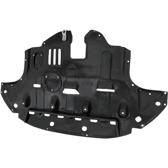 Under Engine Cover Splash Guard Compatible with 2017-2022 Hyundai Ioniq Front Plastic Guard 29110G2000-PFM Undercarriage Protection Road Debris Shield Bolt-On Fit Direct Fit OE Spec