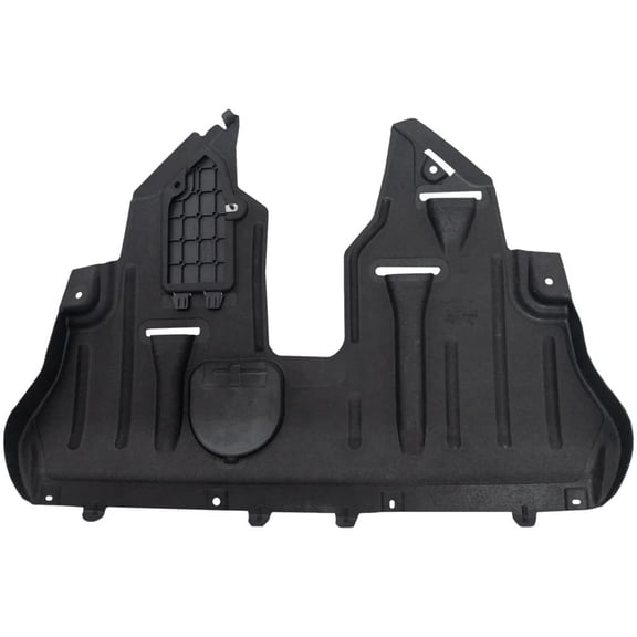 OEM Grade Engine Splash Shield Under Cover Compatible with 2019-2022 Jeep Cherokee 3.2L V6 Front Plastic OEM 68288230AD Under Engine Undercarriage Protection Road Debris Shield