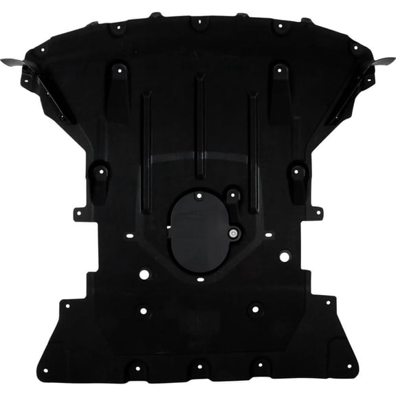 Under Engine Cover Splash Guard Compatible with 2021-2024 Jeep Grand Front Plastic Guard 68377818AF Undercarriage Protection Road Debris Shield Bolt-On Fit Direct Fit Protective Panel