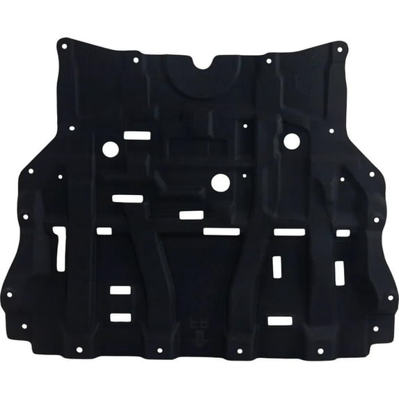 Engine Under Cover Splash Shield Compatible with 2021-2023 Nissan Rogue Front 1.5L 3-Cyl 2.5L 4-Cyl Direct Fit OE Spec Under Engine Undercarriage Protection Road Debris Shield