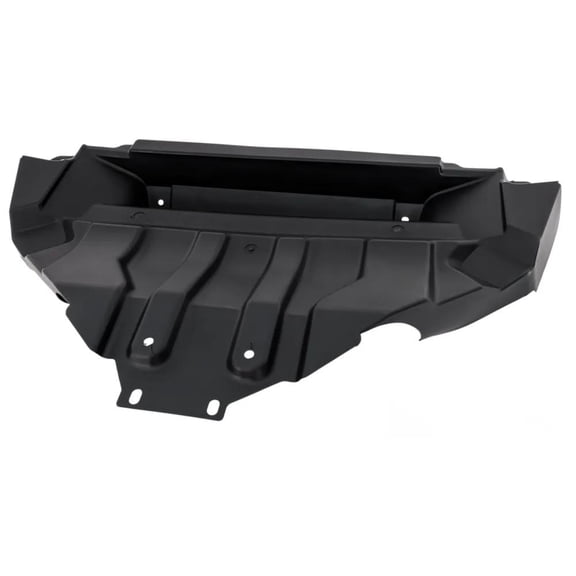 OEM Grade Engine Splash Shield Under Cover Compatible with 2017-2023 Nissan Titan 5.6L V8 Front Plastic OEM 50810EZ03B Under Engine Undercarriage Protection Road Debris Shield
