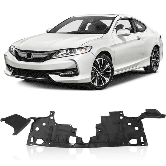 New Front Engine Splash Shield Under Cover for Honda Accord Cylinder 4 Gas 2013-2017 Direct Replacement 74111T2AA00 74111T2BP00 HO1228132