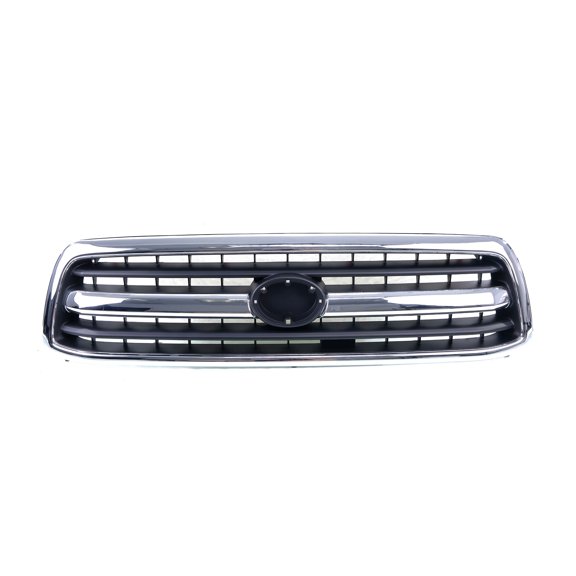 New Front Grille Assembly Chrome Shell and Black Insert for 00-02 Toyota Tundra