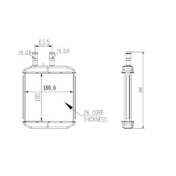 New Front Hvac Heater Core Fits Cadillac Allante Deville Eldorado Fleetwood