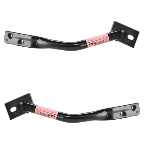 Front Bumper Bracket Pair Compatible with 2007-2010 Chevrolet Silverado 3500 HD WT 6.0L (07-10) 6.6L (07-10) LT 6.0L 6.6L LTZ Silverado 2500 HD WT LT LTZ Steel Bracket Direct Fit GMT900