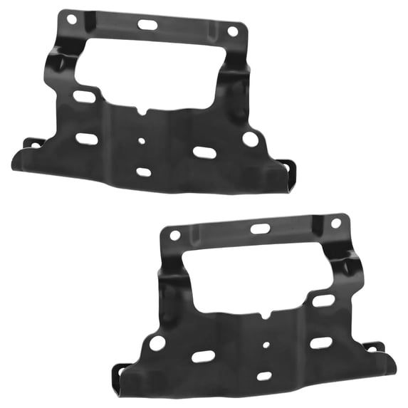 New OEM Replacement Front Left and Front Right Bumper Bracket Compatible With Ford Bronco Black Diamond Bronco Base 2021-2023 By FO1066204 FO1067204 M2DZ17B985A M2DZ17B984A