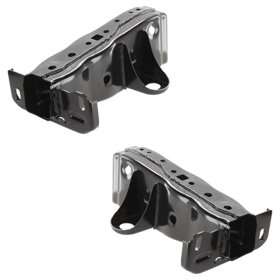 New Front Left and Front Right Bumper Bracket Compatible With Ford F-150 XL 6 Cyl 3.7L F-150 FX2 8 Cyl 6.2L 2009-2014 By FO1066189 FO1067189 9L3Z5D059A 9L3Z5D058A