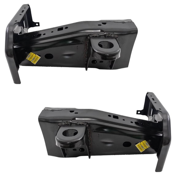 New Front Left and Front Right Bumper Bracket Compatible With Ford F-150 XLT 8 Cyl 5.0L F-150 Raptor 6 Cyl 3.5L 2021-2024 By FO1253107 FO1252107 ML3Z5D058C ML3Z5D059C